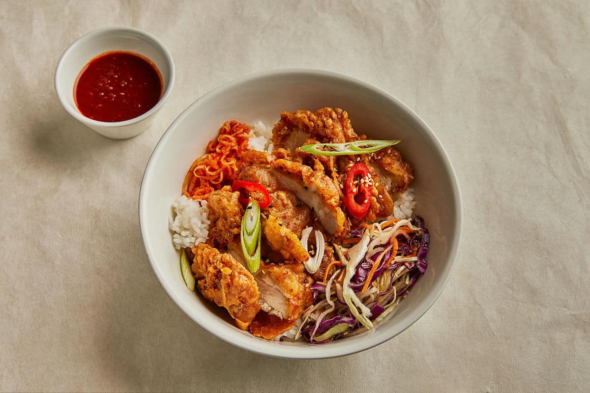 Signature Bowl with Fried Chicken